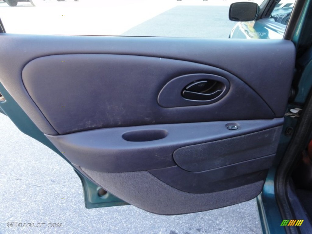 1998 Mystique LS - Dark Satin Green Metallic / Midnight Blue photo #25