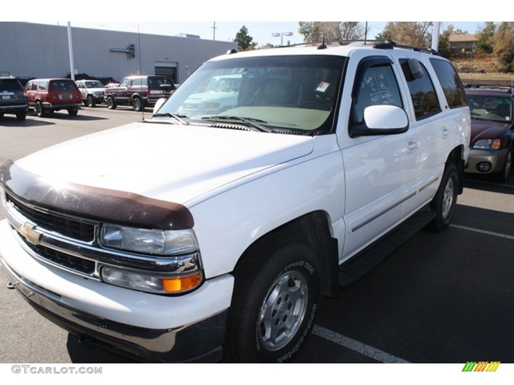 2004 Tahoe LT 4x4 - Summit White / Tan/Neutral photo #4