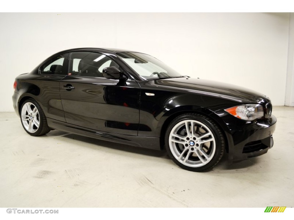 Jet Black 2010 BMW 1 Series 135i Coupe Exterior Photo #56342077