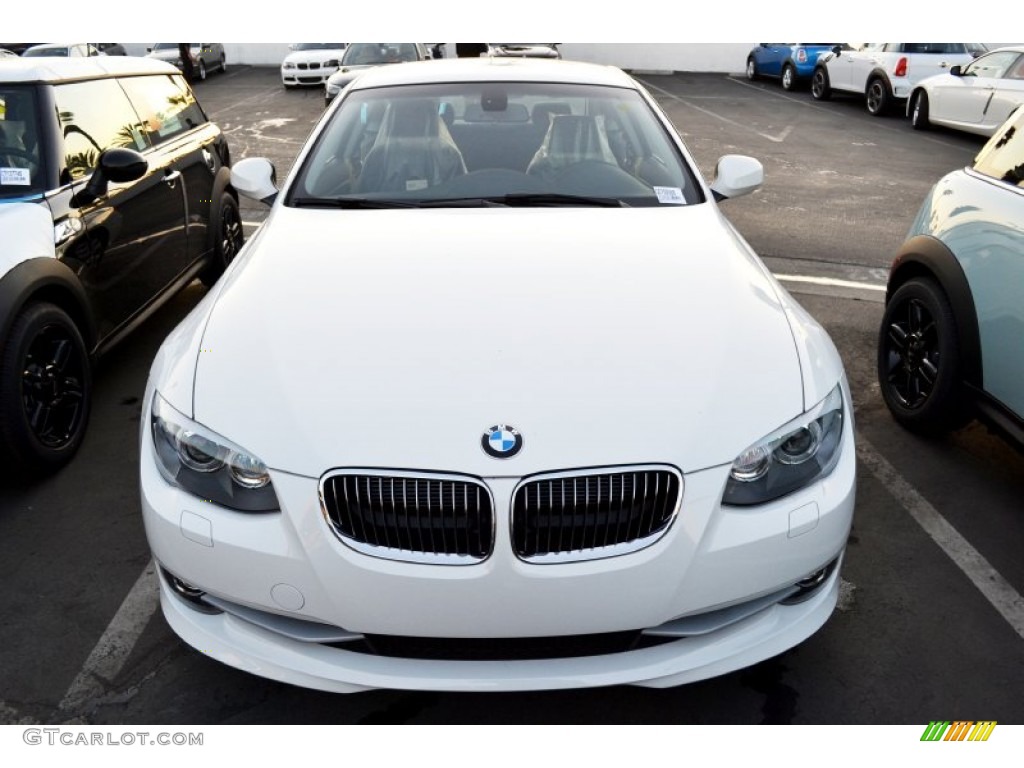 2012 3 Series 328i Coupe - Alpine White / Black photo #8