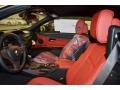 Coral Red/Black 2012 BMW 3 Series 328i Convertible Interior Color