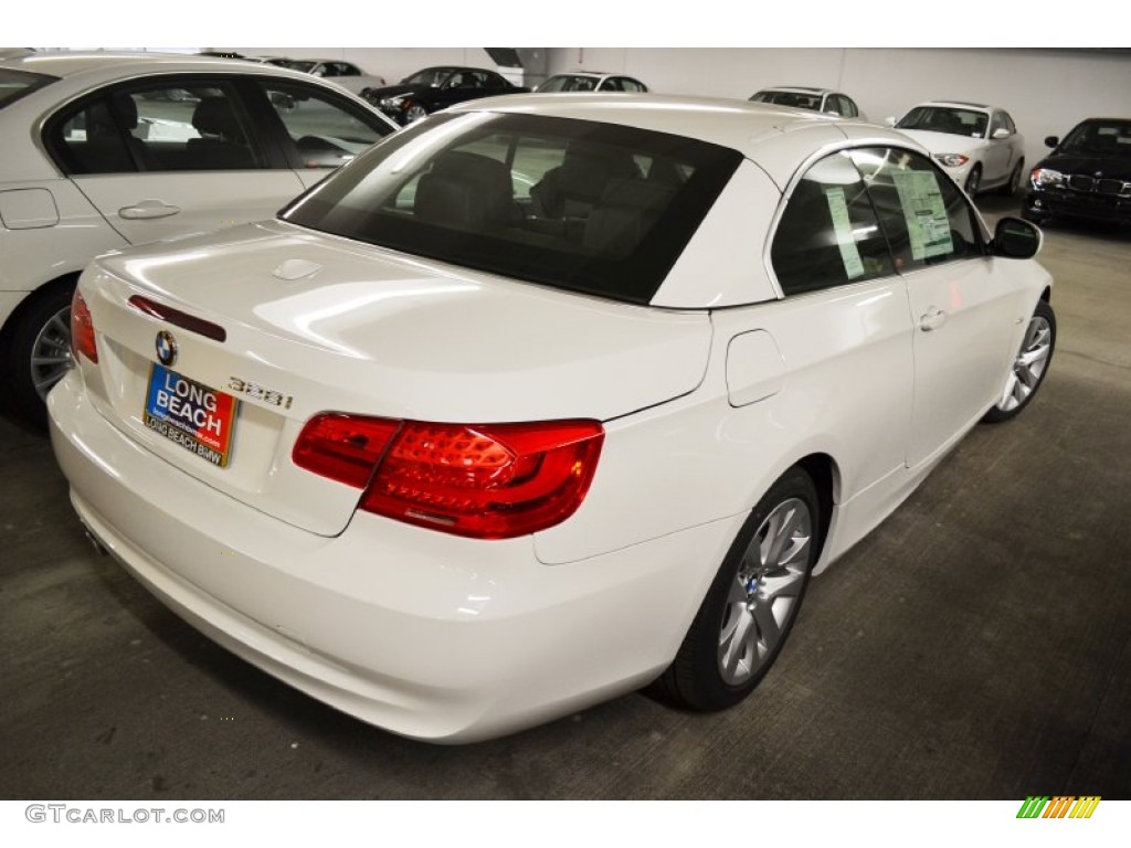 2012 3 Series 328i Convertible - Alpine White / Black photo #4