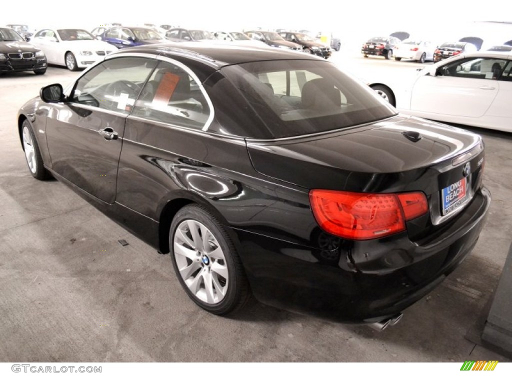 2012 3 Series 328i Convertible - Jet Black / Black photo #5