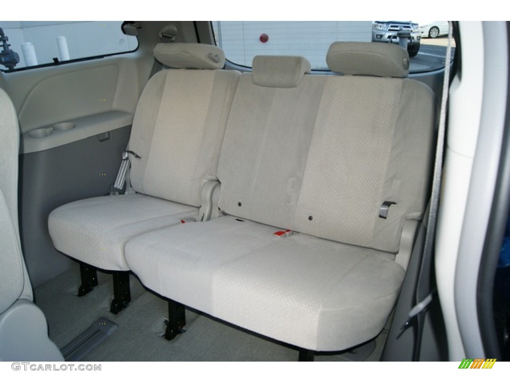 3rd row bench seat in bisque 2012 Toyota Sienna LE AWD Parts