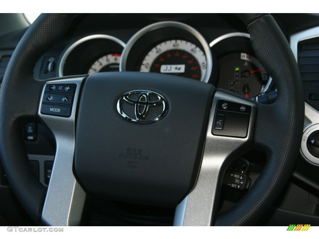 2012 Tacoma V6 SR5 Double Cab 4x4 - Spruce Green Mica / Graphite photo #11
