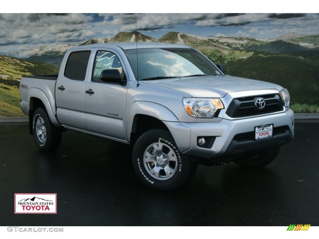 2012 Tacoma V6 TRD Double Cab 4x4 - Silver Streak Mica / Graphite photo #1