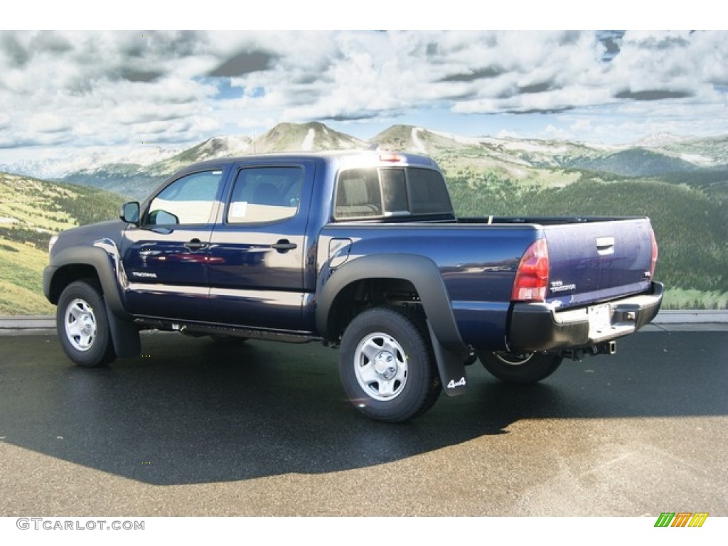 2012 Tacoma V6 Double Cab 4x4 - Nautical Blue Metallic / Graphite photo #3