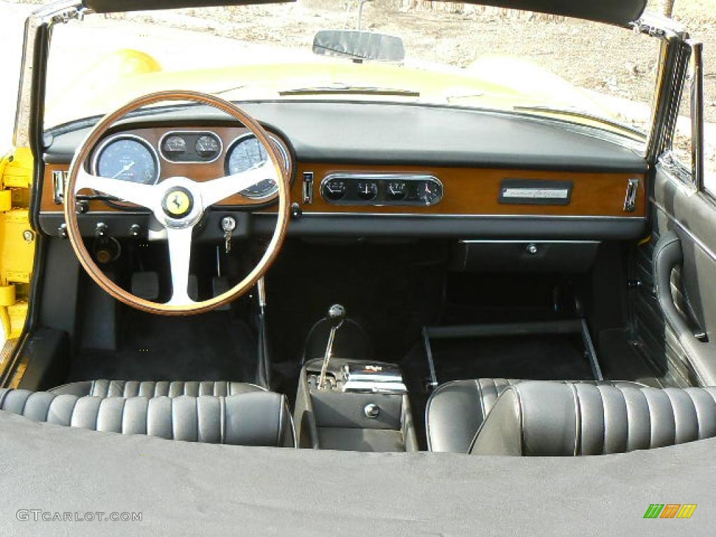 1966 Ferrari 275 GTS Black Dashboard Photo #5634847