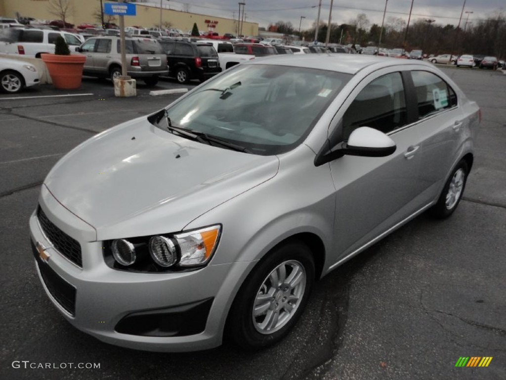 Silver Ice Metallic 2012 Chevrolet Sonic LT Sedan Exterior Photo #56349808