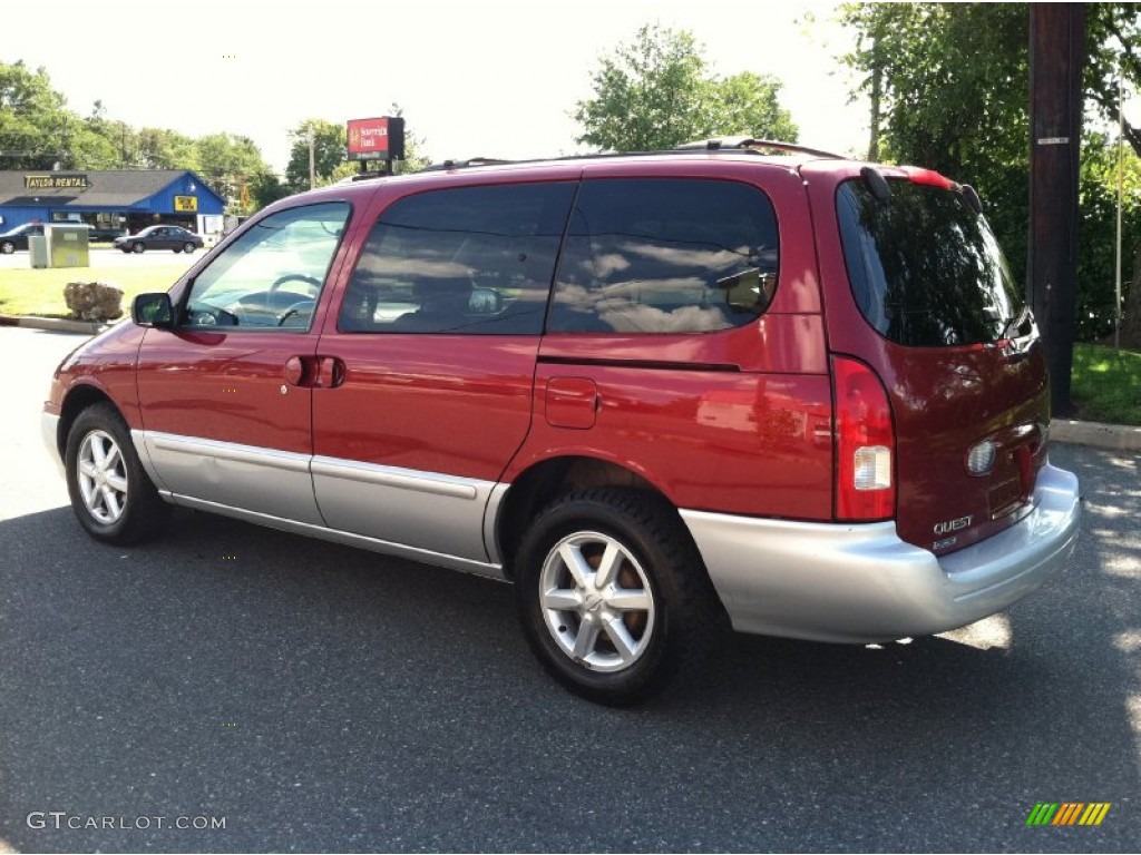 2001 Quest GLE - Sunset Red Pearl / Slate photo #10