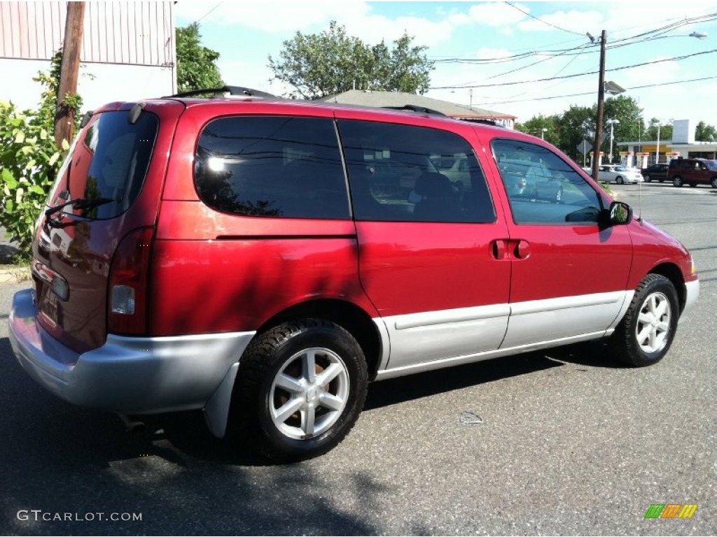 2001 Quest GLE - Sunset Red Pearl / Slate photo #11
