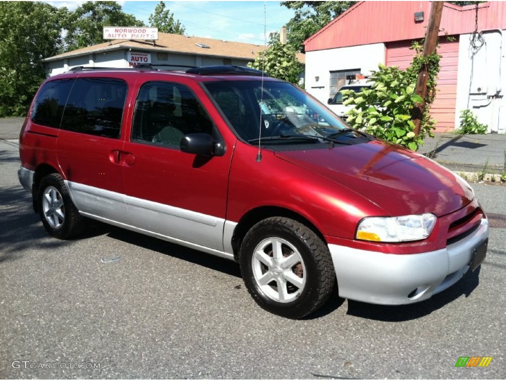 2001 Quest GLE - Sunset Red Pearl / Slate photo #12