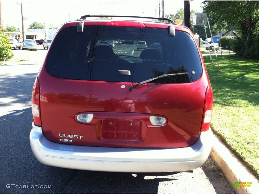 2001 Quest GLE - Sunset Red Pearl / Slate photo #16