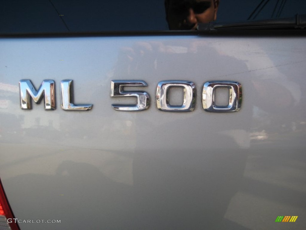 2002 ML 500 4Matic - Brilliant Silver Metallic / Charcoal photo #16