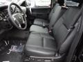 Ebony 2012 Chevrolet Silverado 1500 LT Crew Cab 4x4 Interior Color