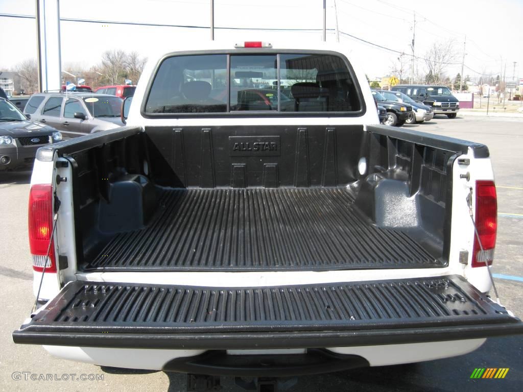 2003 F250 Super Duty FX4 SuperCab 4x4 - Oxford White / Dark Flint Grey photo #8