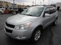 2012 Silver Ice Metallic Chevrolet Traverse LT AWD  photo #3