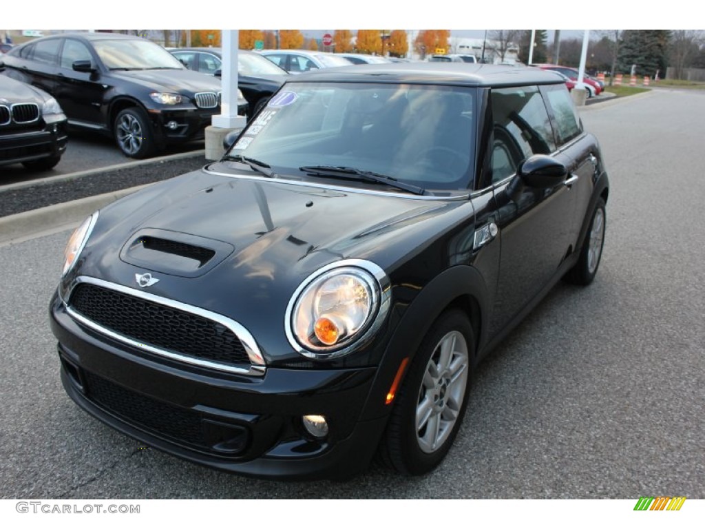 2011 Cooper S Hardtop - Midnight Black Metallic / Carbon Black photo #1