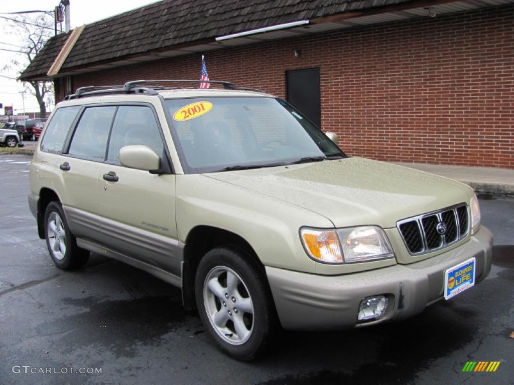 2001 Forester 2.5 S - Sierra Gold Metallic / Gray photo #19