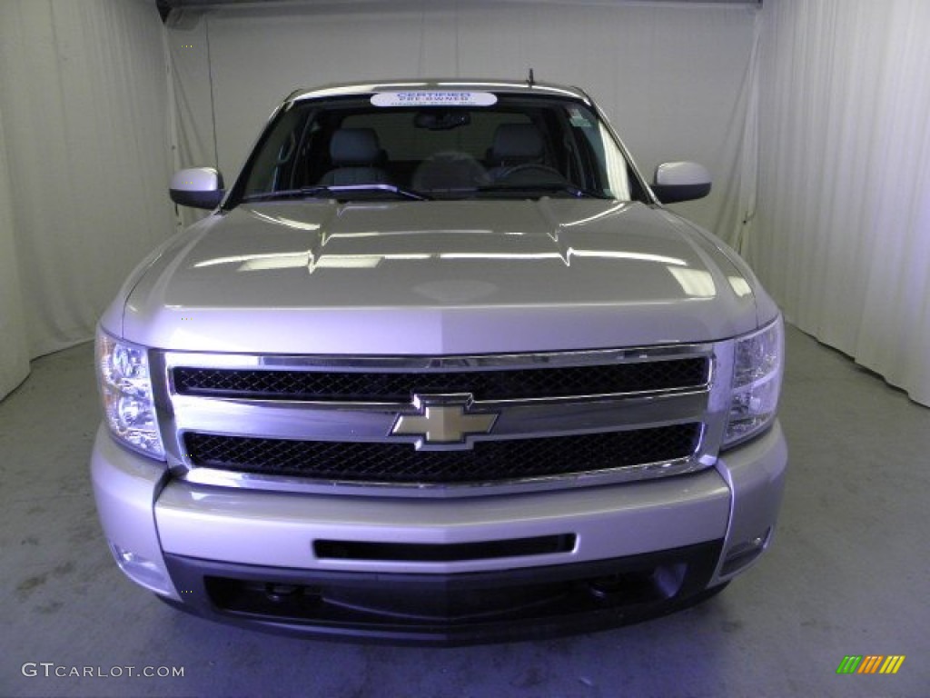 2009 Silverado 1500 LT Z71 Crew Cab 4x4 - Silver Birch Metallic / Light Titanium photo #2