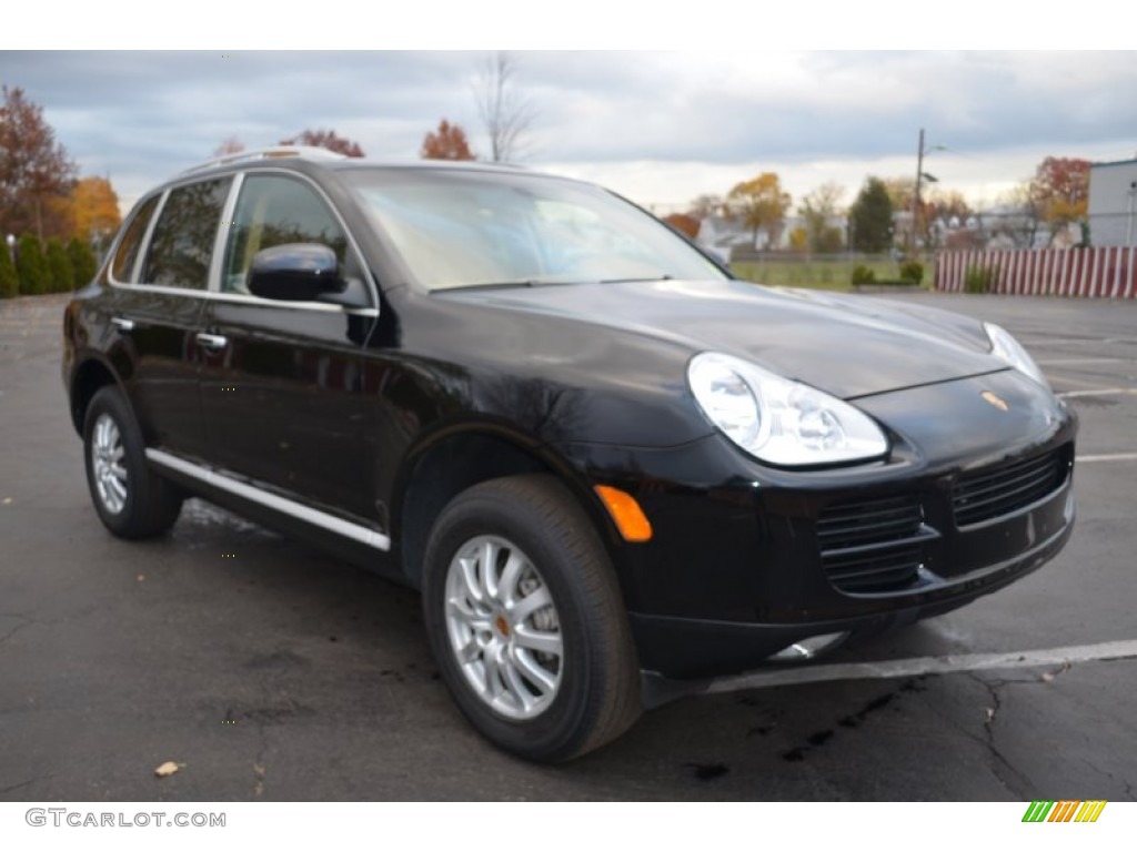 Black 2005 Porsche Cayenne Standard Cayenne Model Exterior Photo #56352050