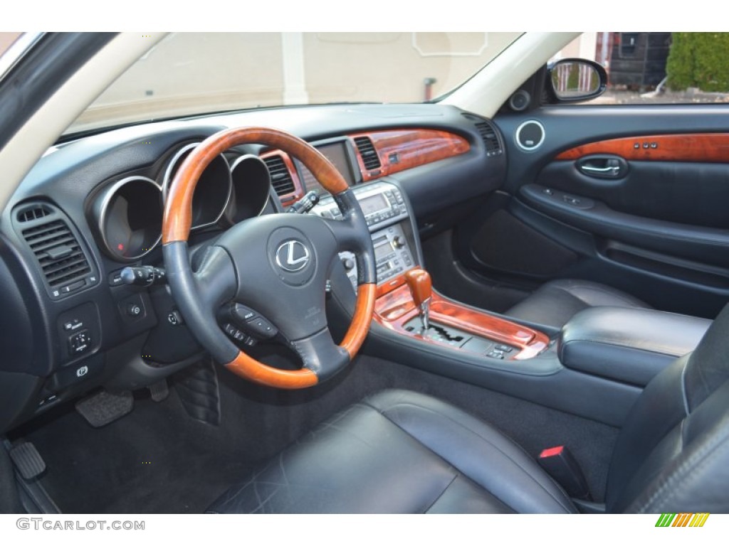 Black Interior 2002 Lexus SC 430 Photo #56353045