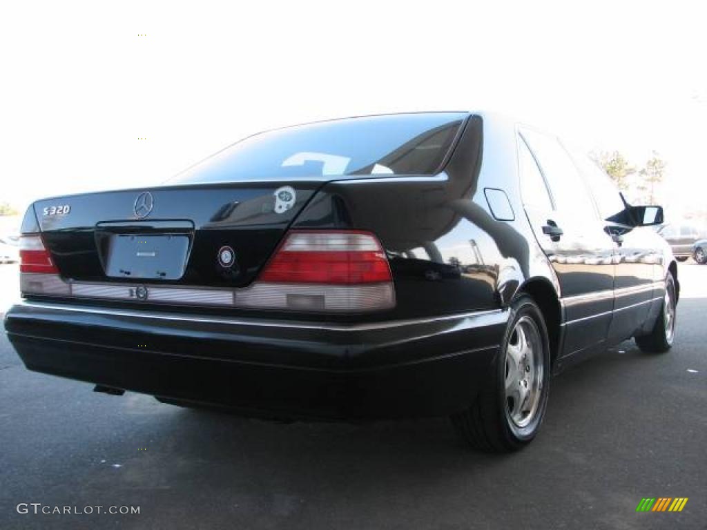 1997 S 320 Long Wheelbase Sedan - Black / Black photo #3