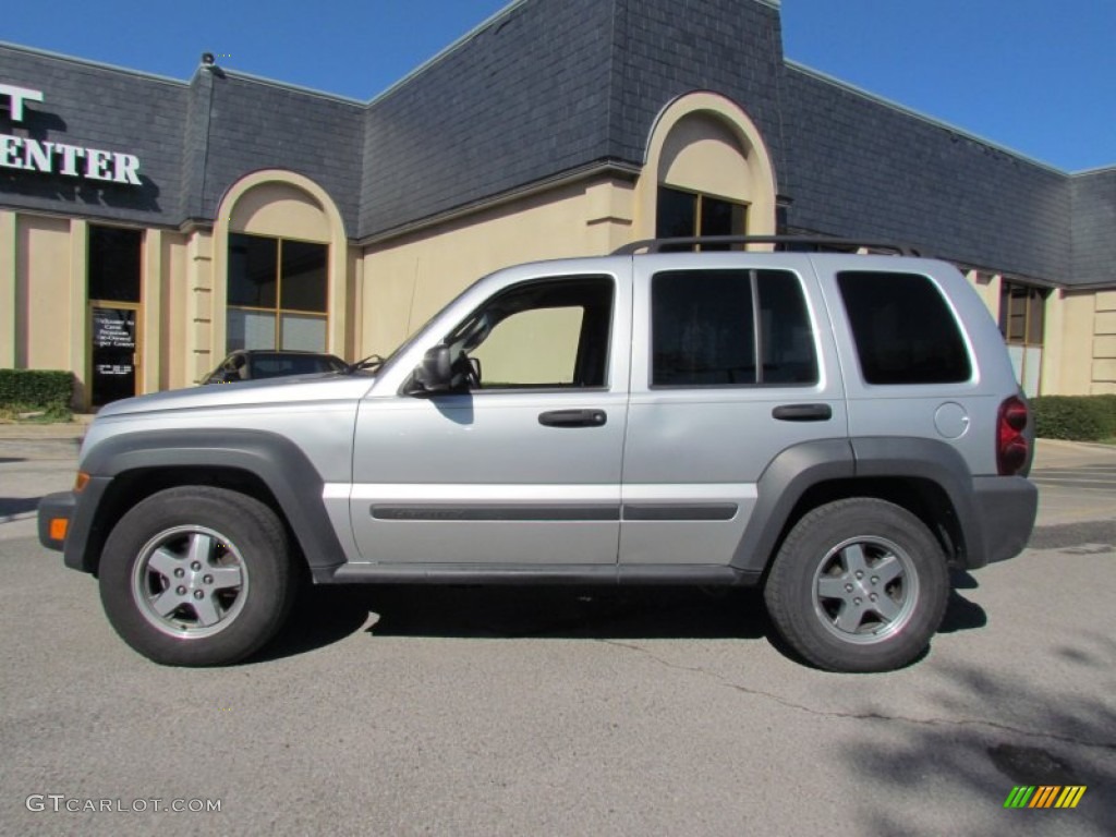 2006 Liberty Sport - Bright Silver Metallic / Medium Slate Gray photo #1