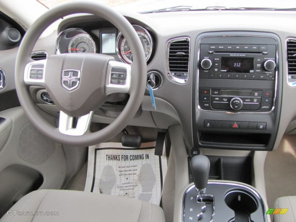 2012 Dodge Durango SXT Dark Graystone/Medium Graystone Dashboard Photo #56355451