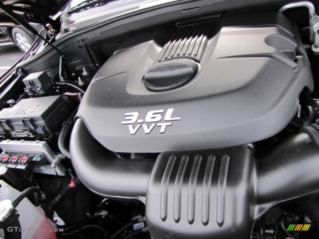 2012 Dodge Durango SXT 3.6 Liter DOHC 24-Valve VVT Pentastar V6 Engine Photo #56355460