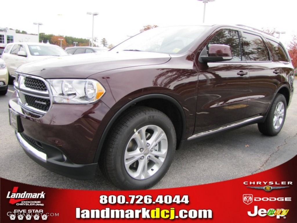 2012 Durango Crew - Deep Molten Red Pearl / Black photo #1