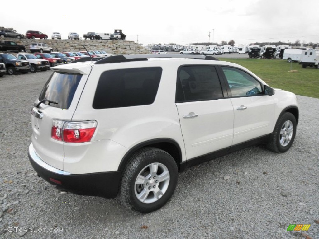 White Diamond Tricoat 2012 GMC Acadia SL Exterior Photo #56355778