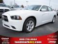 2012 Bright White Dodge Charger SE  photo #1