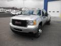 Quicksilver Metallic - Sierra 3500HD Crew Cab 4x4 Dually Photo No. 3