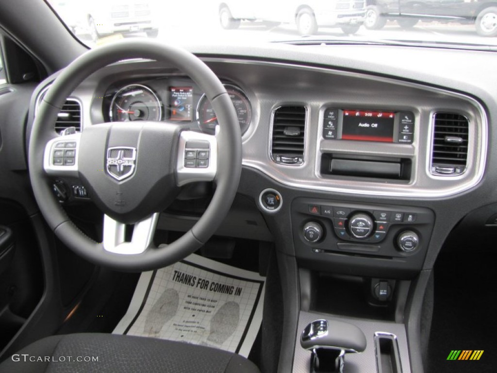 2012 Dodge Charger SXT Black Dashboard Photo #56356521