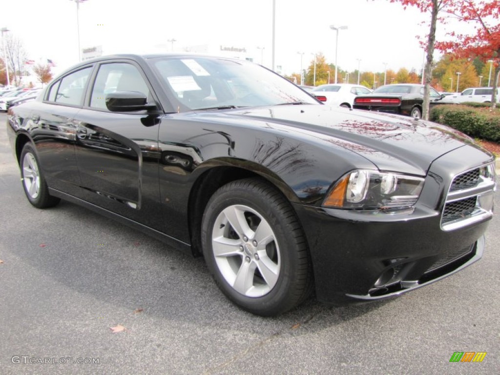 Pitch Black 2012 Dodge Charger SXT Exterior Photo #56356591