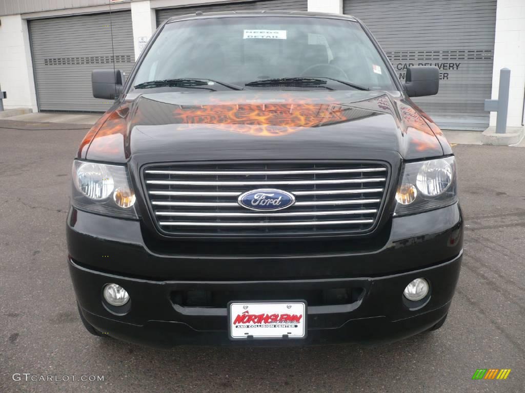 2006 F150 Harley-Davidson SuperCab 4x4 - Black / Black photo #2