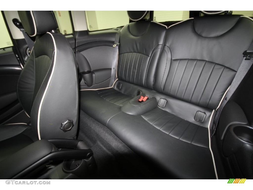 Carbon Black Lounge Leather Interior 2012 Mini Cooper S Clubman Photo #56358240