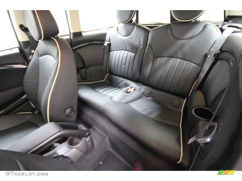 Carbon Black Lounge Leather Interior 2012 Mini Cooper S Clubman Photo #56358355