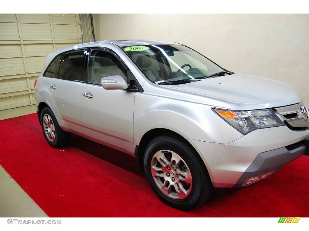 2007 MDX Technology - Billet Silver Metallic / Taupe photo #1