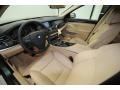 Venetian Beige 2012 BMW 5 Series 528i Sedan Interior Color