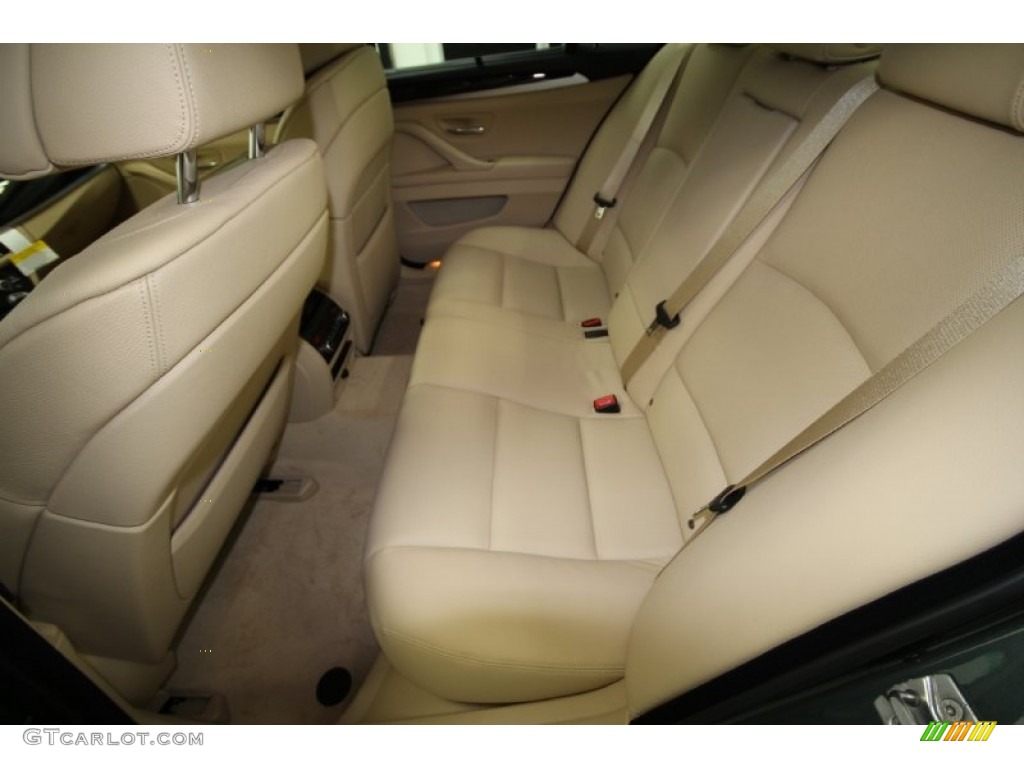 Venetian Beige Interior 2012 BMW 5 Series 528i Sedan Photo #56359480