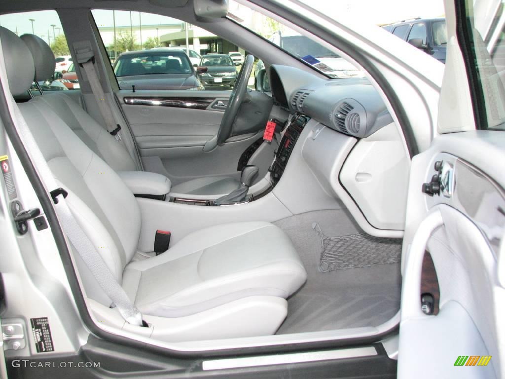 2001 C 320 Sedan - Brilliant Silver Metallic / Ash photo #10