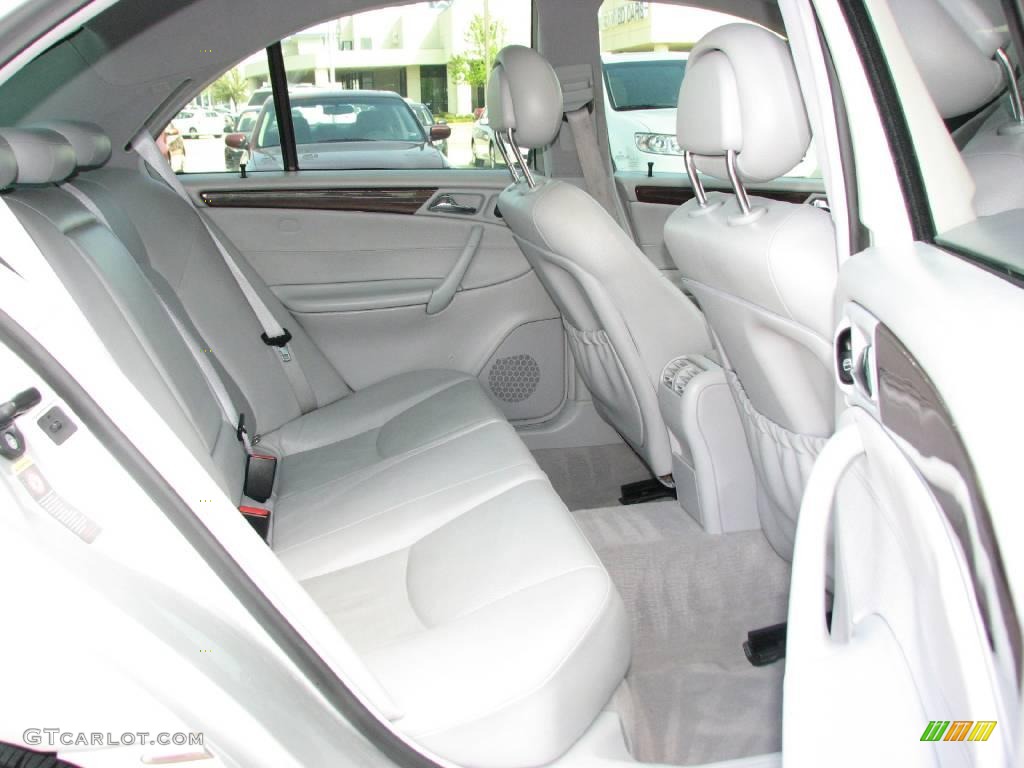 2001 C 320 Sedan - Brilliant Silver Metallic / Ash photo #11