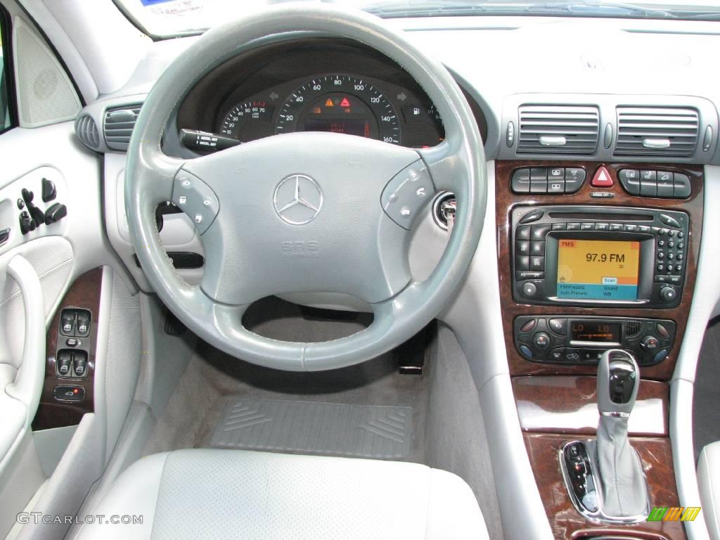 2001 C 320 Sedan - Brilliant Silver Metallic / Ash photo #14