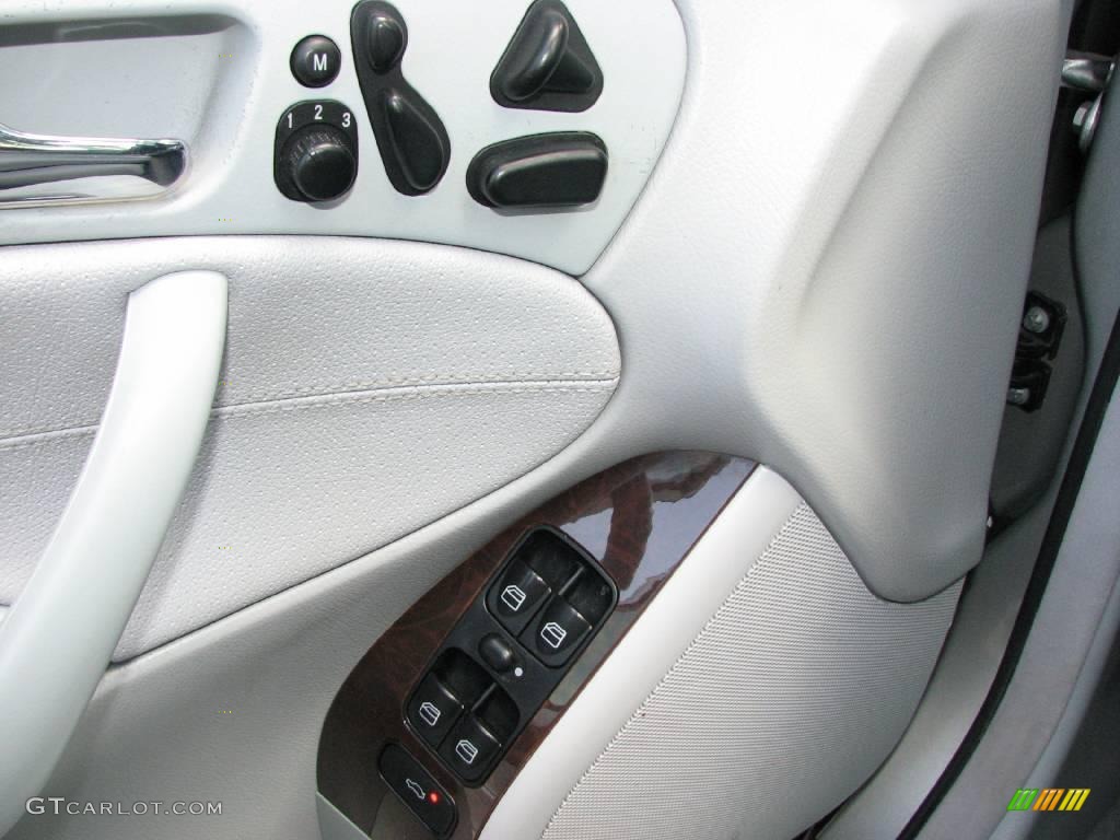 2001 C 320 Sedan - Brilliant Silver Metallic / Ash photo #15