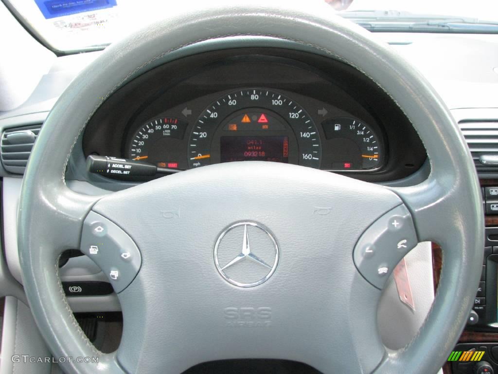 2001 C 320 Sedan - Brilliant Silver Metallic / Ash photo #20