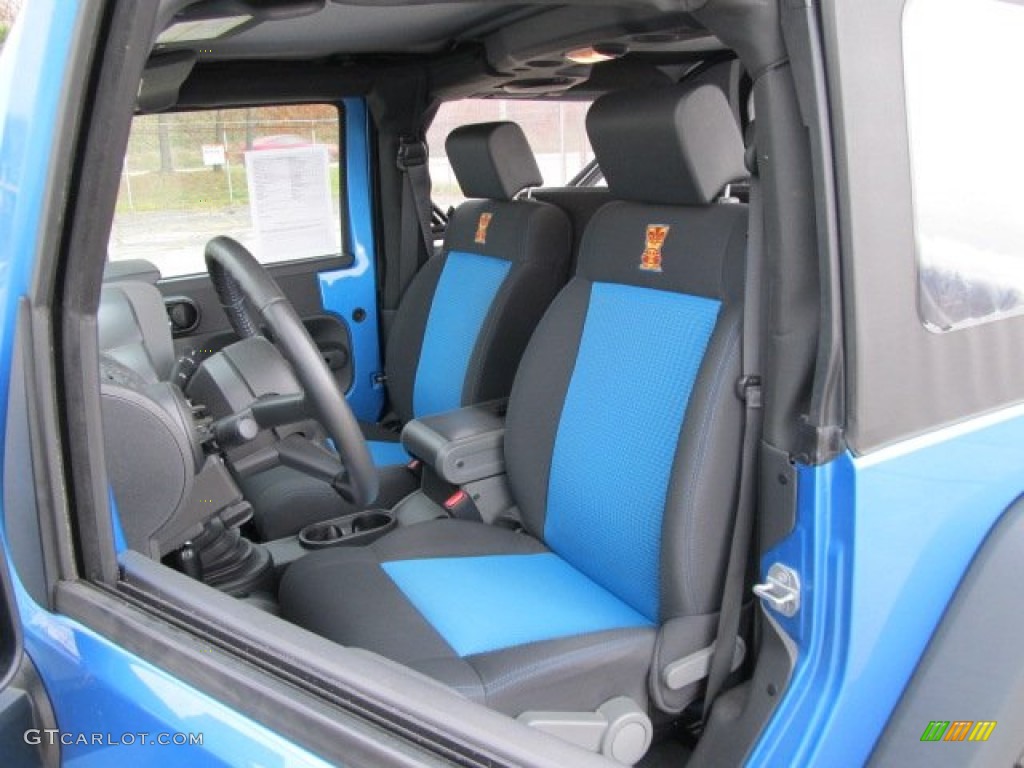 Dark Slate Gray/Blue Interior 2010 Jeep Wrangler Sport Islander Edition 4x4 Photo #56360530