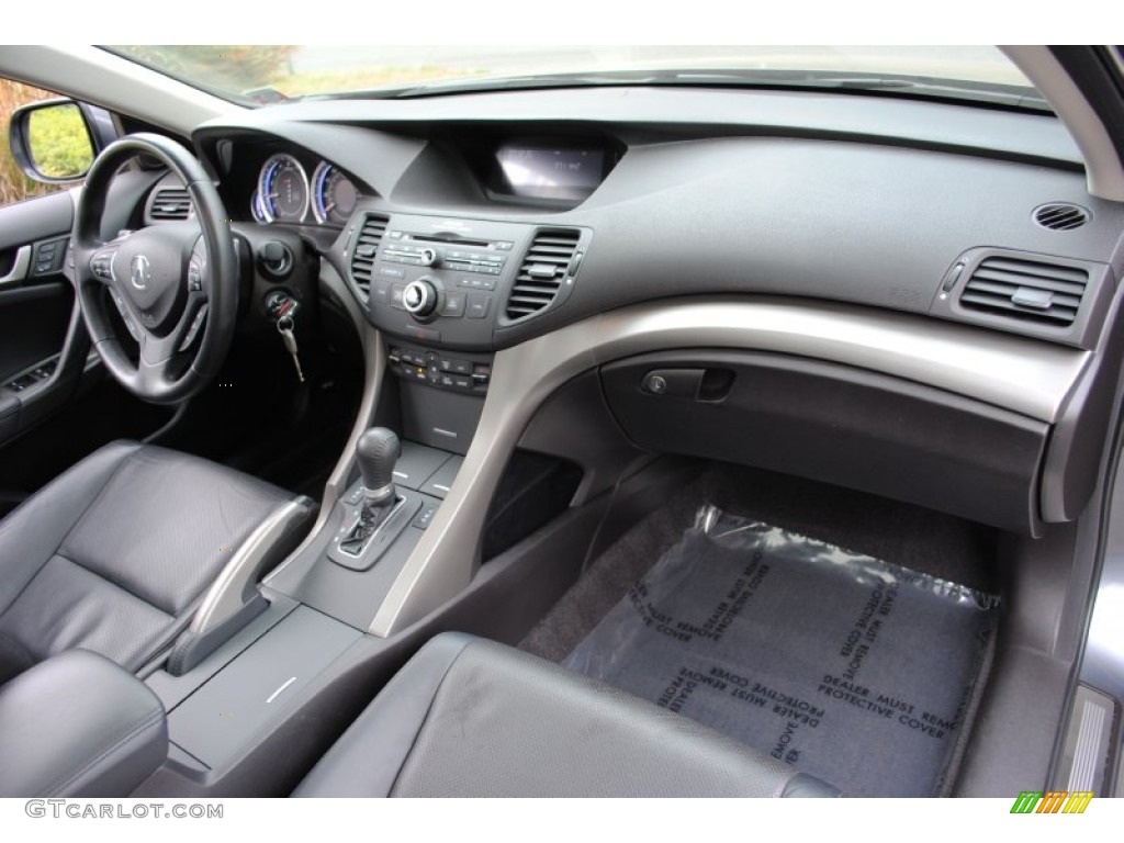 2010 Acura TSX V6 Sedan Ebony Dashboard Photo #56360809