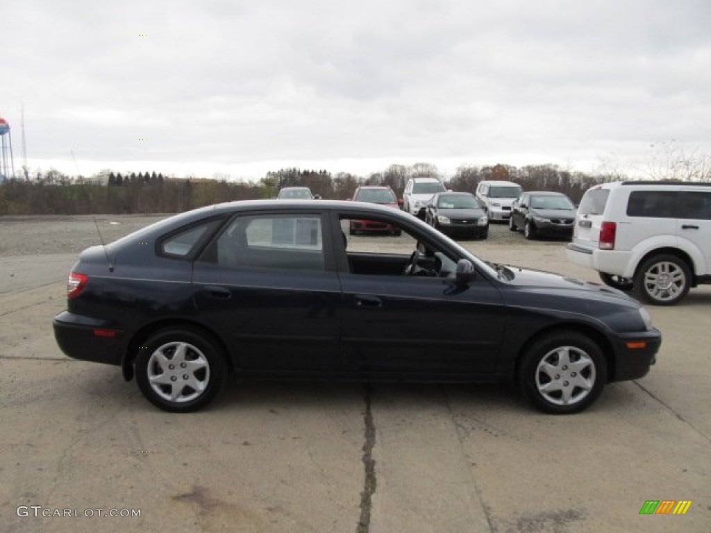 2005 Elantra GLS Hatchback - Moonlit Blue / Gray photo #2